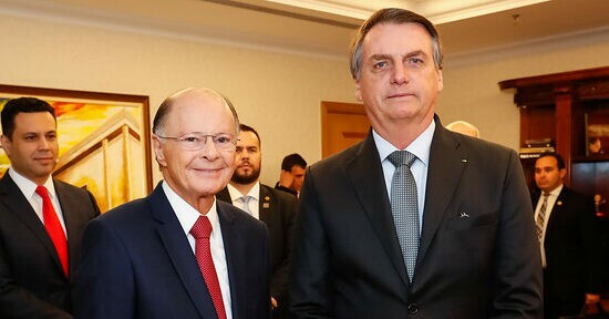 Bolsonaro fez visita ao Templo de Salomão