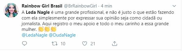 Leda Nagle rebateu declaração de FHC sobre Bolsonaro