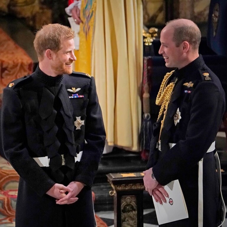 Príncipe Harry é parabenizado por membros da realeza britânica