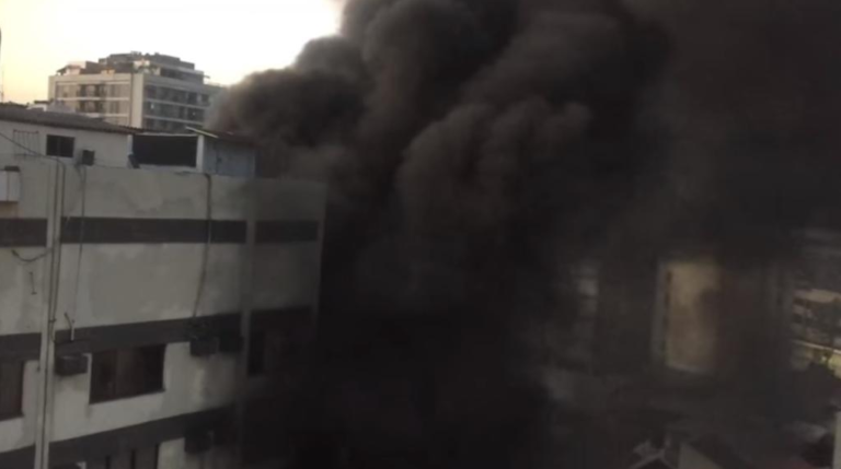 Incêndio em hospital na Tijuca, Zona Norte do Rio de Janeiro