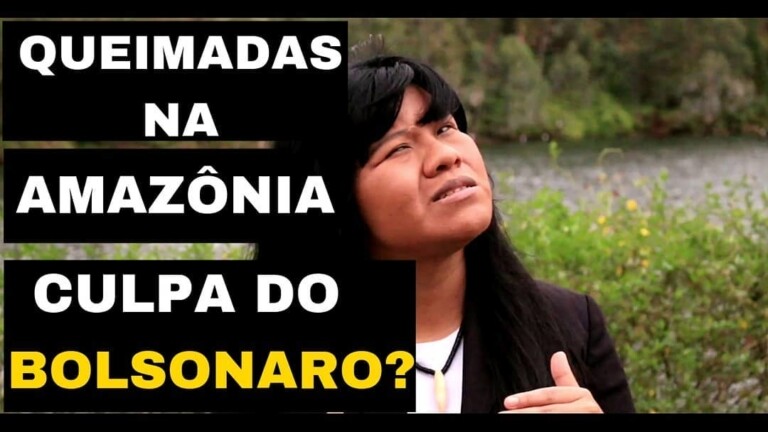 Ysani Kalapalo defende os direitos indígenas e Bolsonaro nas redes