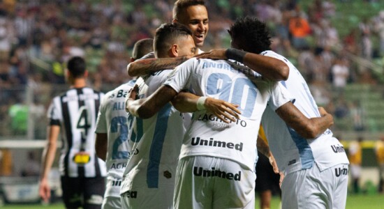 Partida entre Atlético-MG e Grêmio pelo Brasileiro