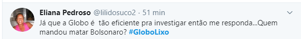 Web levanta a #GloboLixo