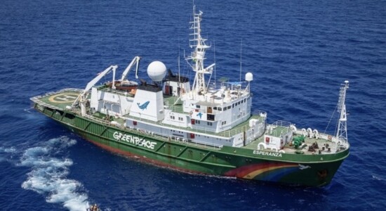 Embarcação do Greenpeace