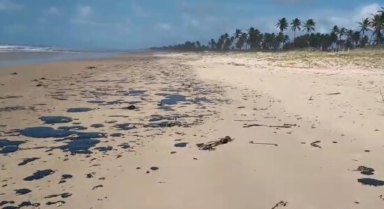 Manchas de óleo atingem o Nordeste chegam ao litoral da Bahia