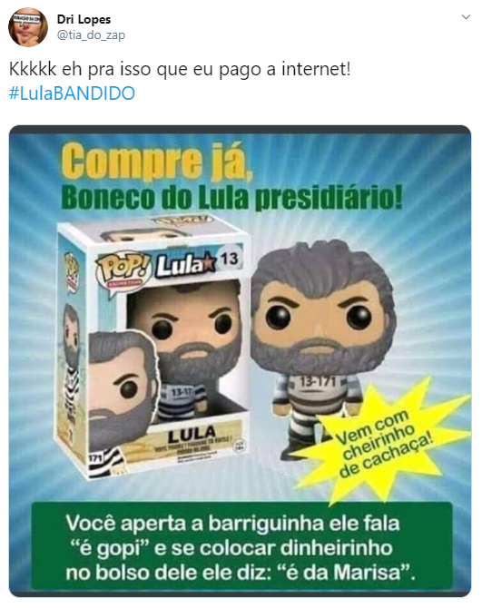 Internet reage à nova condenação de Lula