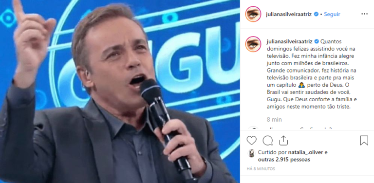 Famosos lamentam morte do apresentador Gugu Liberato