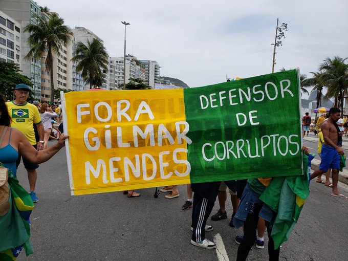 Manifestações contra Gilmar Mendes