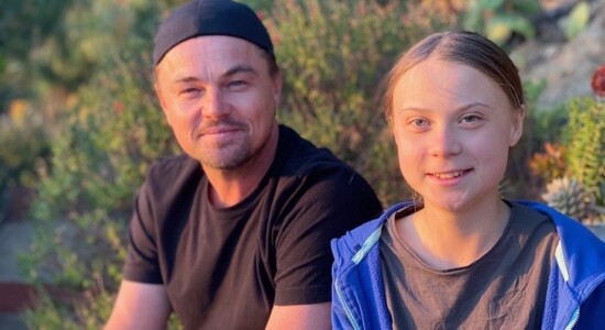 Leonardo DiCaprio e Greta Thunberg