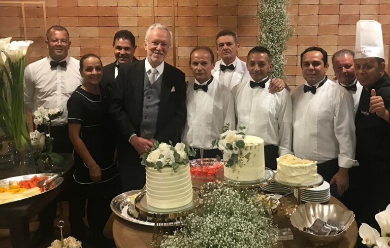 Alexandre Garcia se casou em Brasília