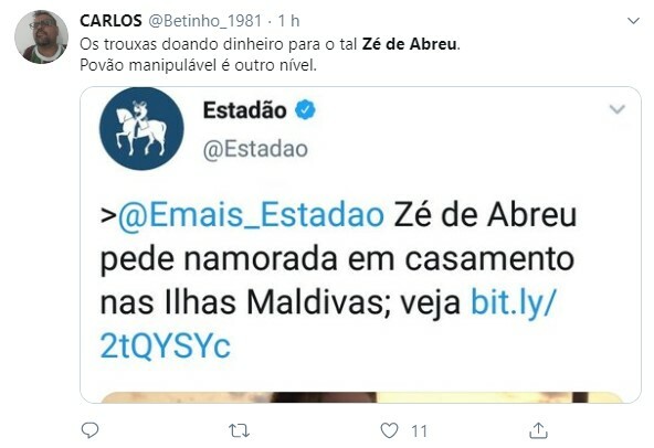 Internet criticou vaquinha feita para José de Abreu