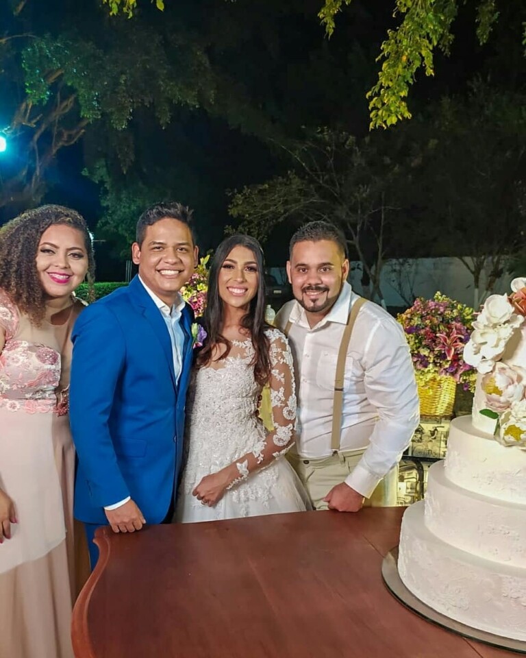 Casamento de Elizeu Alves com Layne Santos