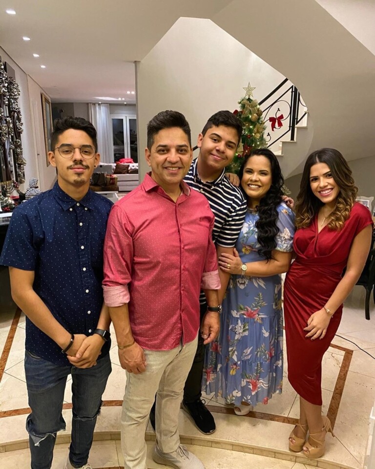 Cassiane, Jairinho e família