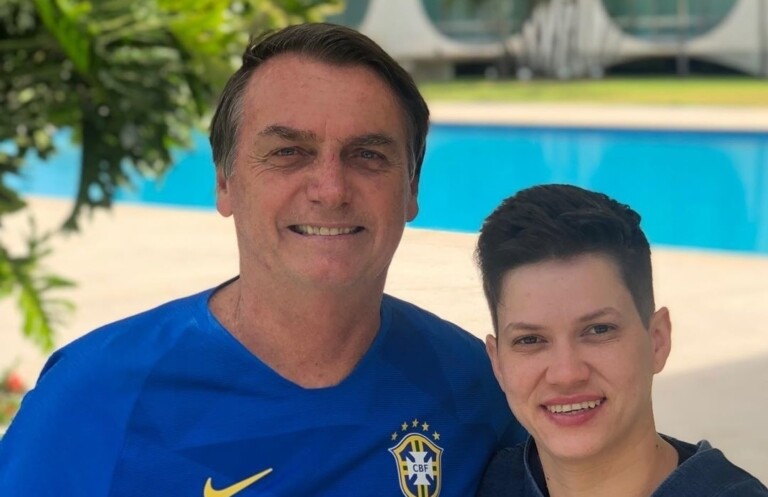 Jair Bolsonaro e Karol Eller