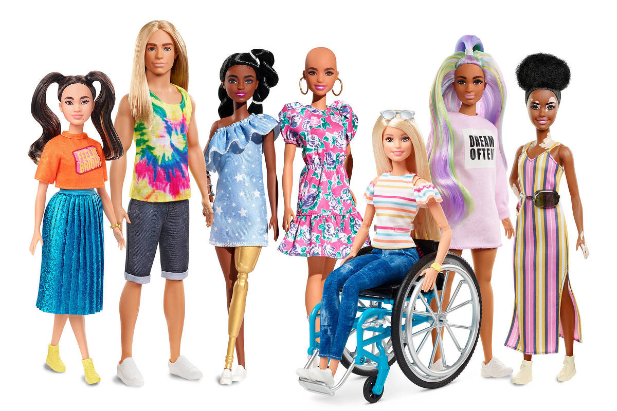 Barbie lança novas bonecas inclusivas