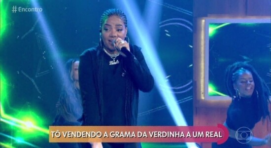 Ludmilla canta Verdinha na Globo