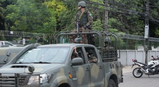 Força Nacional reforça a segurança no Ceará