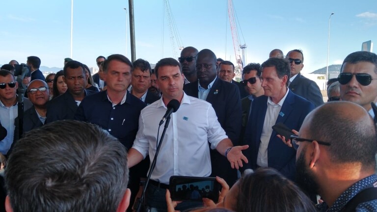 RJ: Bolsonaro inaugura trecho da Ponte Rio-Niterói
