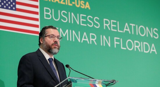 Ministro das Relações Exteriores Ernesto Araújo
