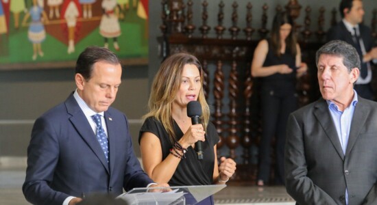 Governador do Estado de São Paulo, João Doria, durante Coletiva de Imprensa sobre Coronavírus