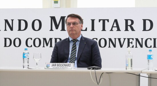 Bolsonaro visitou o Comando Militar do Sul