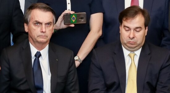 Jair Bolsonaro e Rodrigo Maia