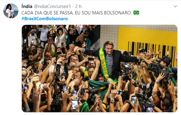 Internet se une para dizer que é #BrasilComBolsonaro