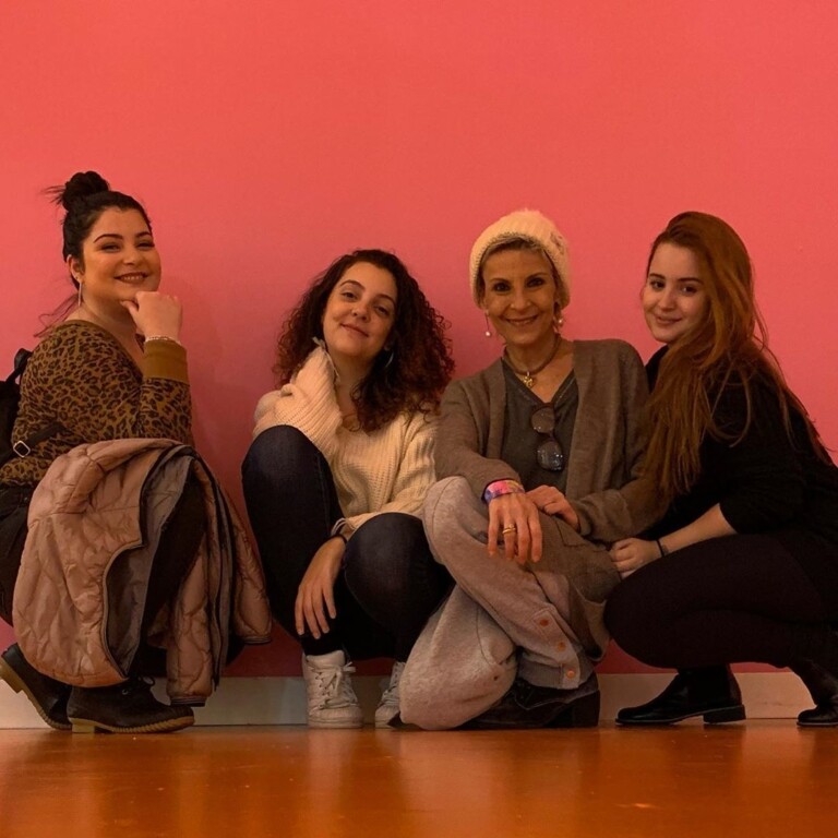 Ludmila Ferber e as filhas Daniela, Vanessa e Ana Lídia