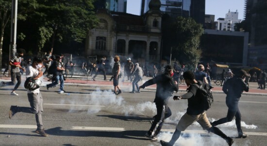 Protesto em São Paulo