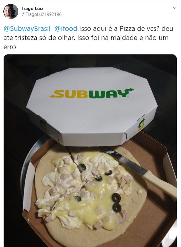 Pizza do Subway