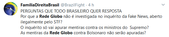 Usuários de redes sociais voltam a criticar a Rede Globo