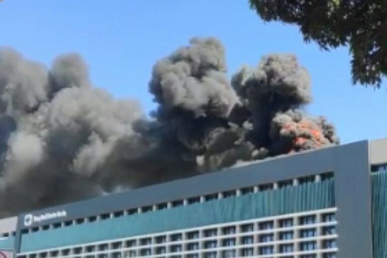 Incêndio atinge hospital em Brasília e pacientes são retirados às pressas