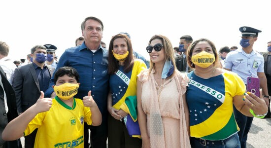Presidente Jair Bolsonaro em Corumbá, no Mato Grosso do Sul