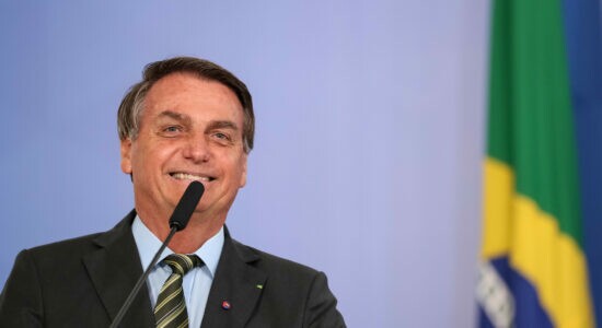 Presidente Jair Bolsonaro durante o evento Brasil vencendo a Covid-19