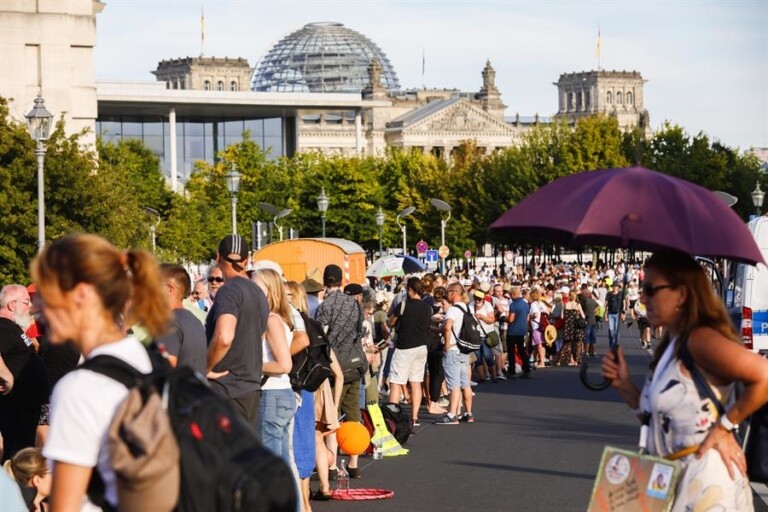 Berlim foi marcada por protestos contra a pandemia