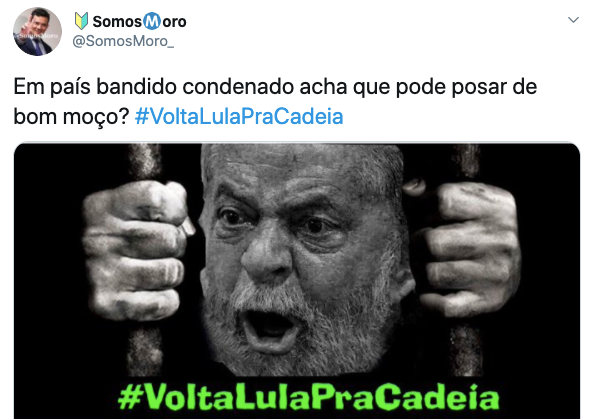 STF está julgando suspeição de Sergio Moro em julgamento de Lula