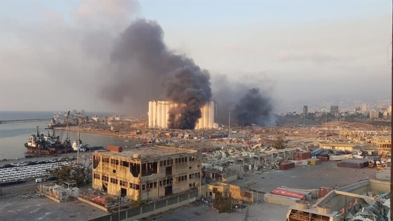 Forte explosão sacode a cidade de Beirute, capital do Líbano