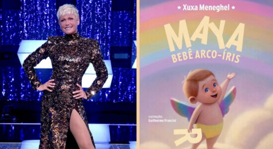 Xuxa mostra capa de livro infantil sobre anja que se torna filha de casal lésbicas