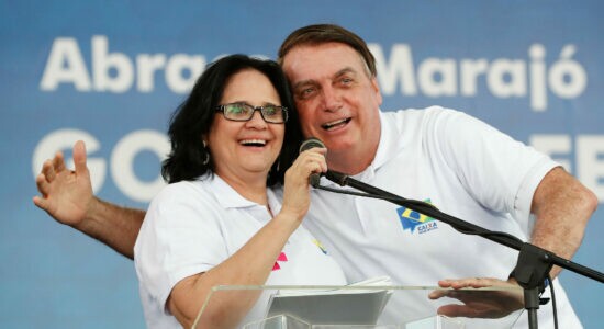 Damares e Jair Bolsonaro