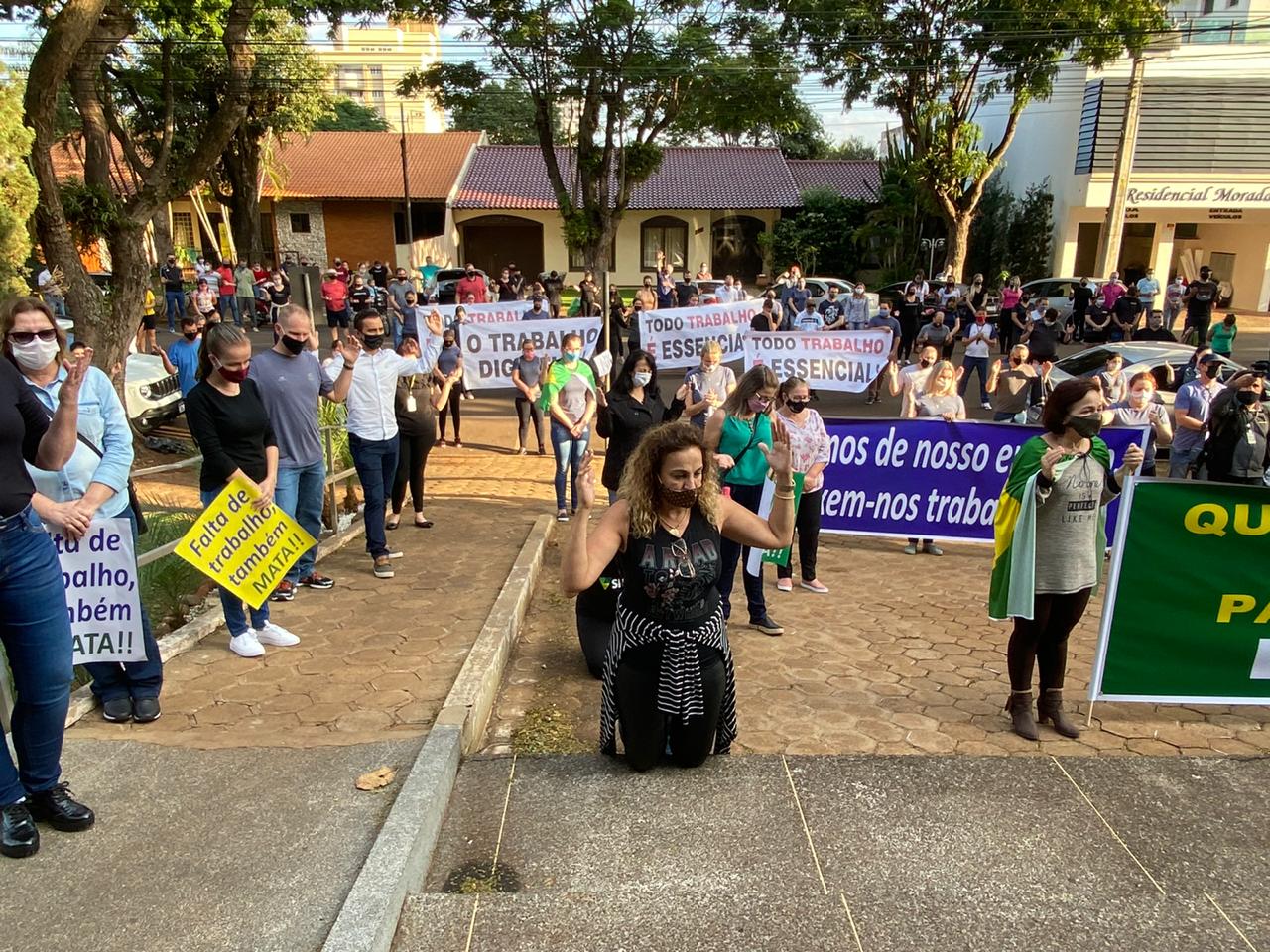 Manifestações pela reabertura acontecem ao redor do Brasil