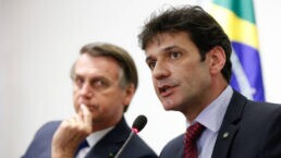 Presidente Jair Bolsonaro e ex-ministro do Turismo Marcelo Álvaro Antônio