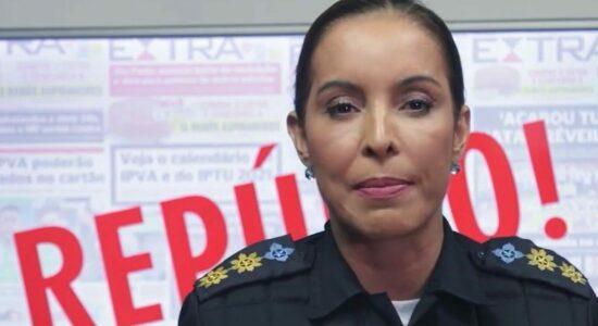 Tenente-coronel da Polícia Militar Gabryela Dantas