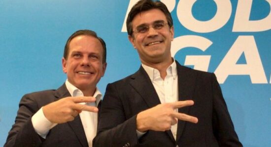 Governador João Doria e o vice, Rodrigo Garcia