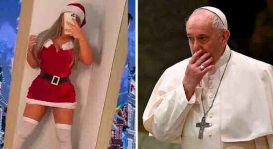 Conta do papa Francisco curtiu foto sensual da modelo Margot Foxx