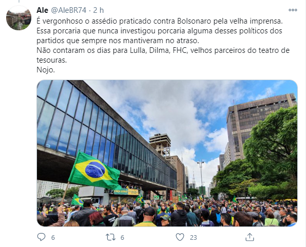 Internautas tiraram sarro de editorial do Estadão contra Bolsonaro