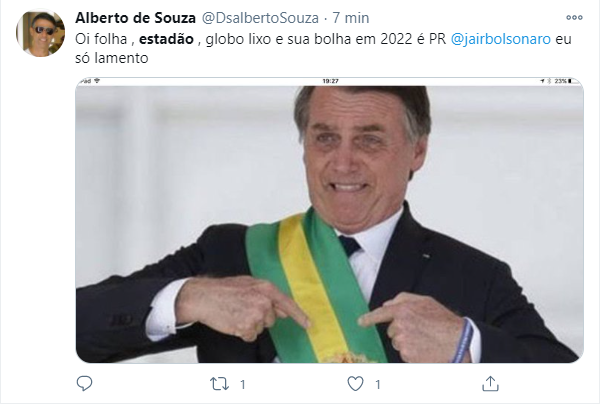 Internautas tiraram sarro de editorial do Estadão contra Bolsonaro