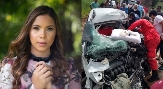 Cantora Amanda Wanessa sofreu grave acidente de carro