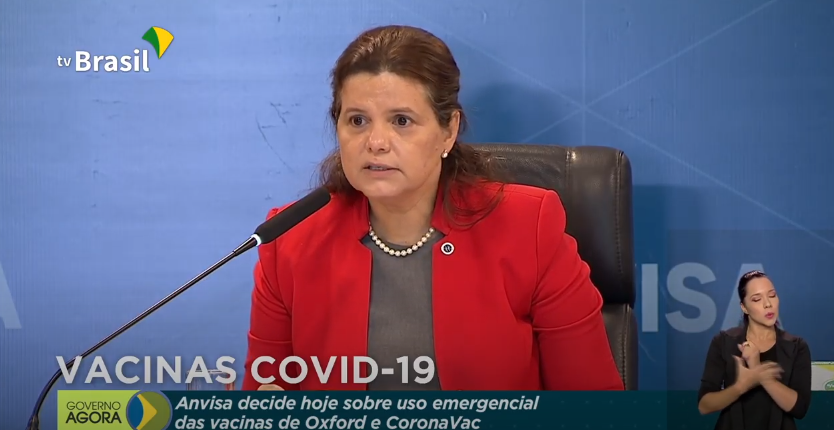 Meiruze Freitas, diretora da Anvisa e relatora dos dois pedidos de uso emergencial