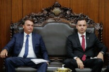 Presidente Jair Bolsonaro e o presidente do Senado, Rodrigo Pacheco