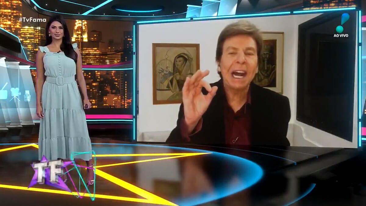 Nelson Rubens e Flávia Noronha trocam grosserias ao vivo na RedeTV!